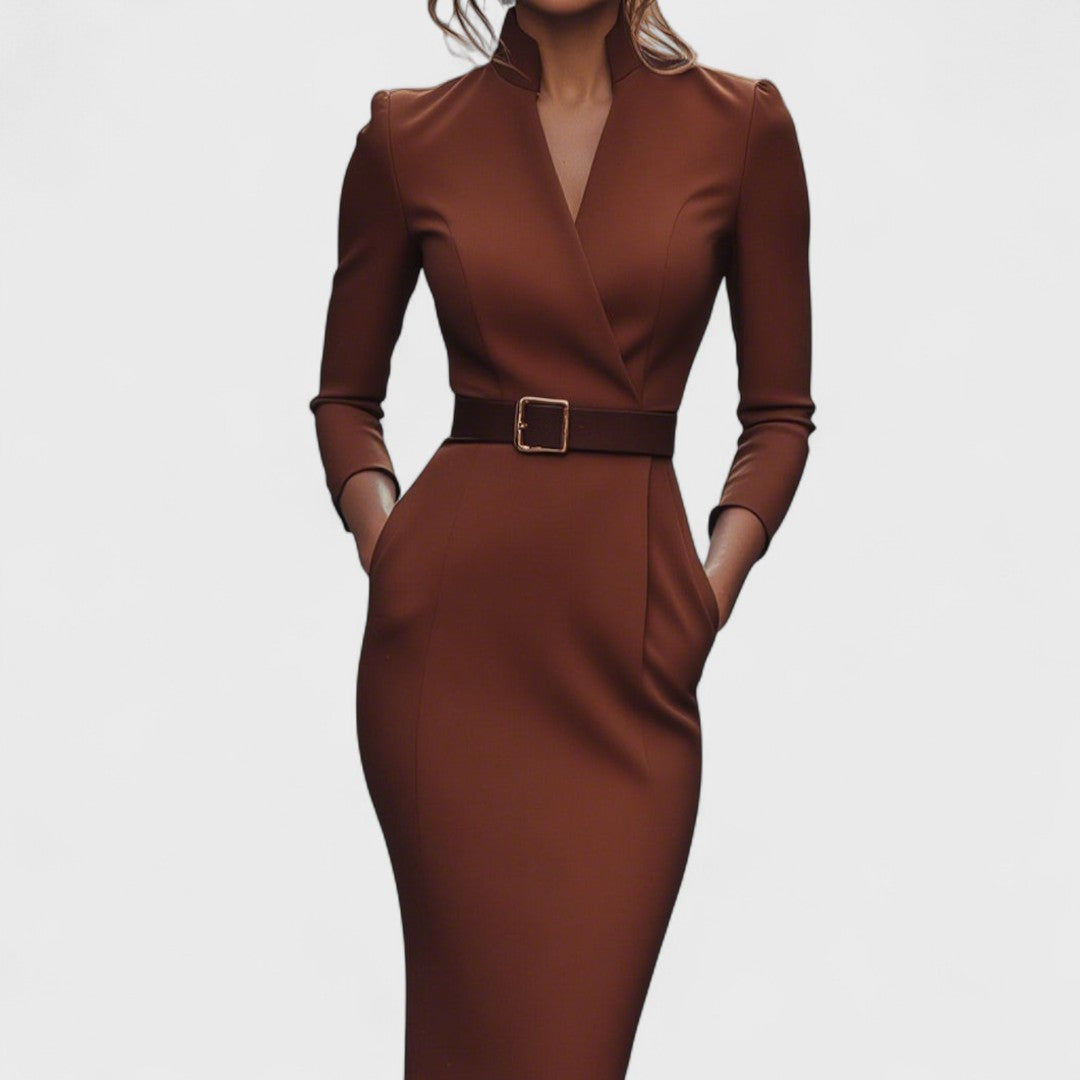 Carla™ | Abito elegante con cintura