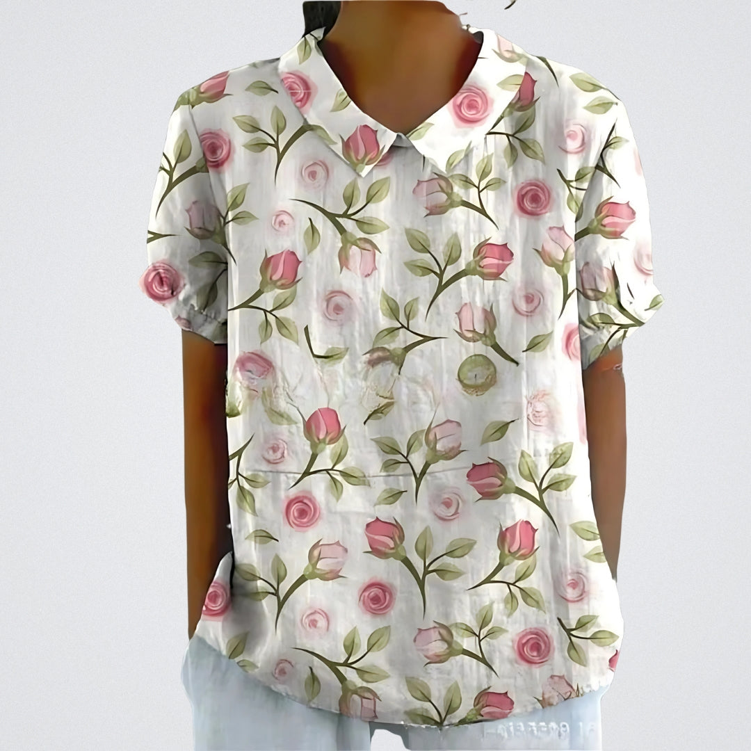 FABIANA™|BLUSA FLOREALE ELEGANTE