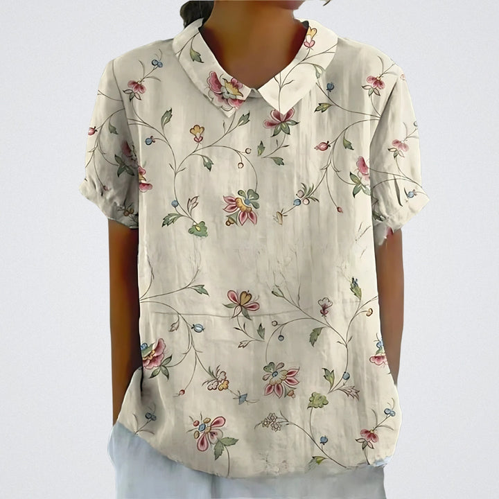 FABIANA™|BLUSA FLOREALE ELEGANTE