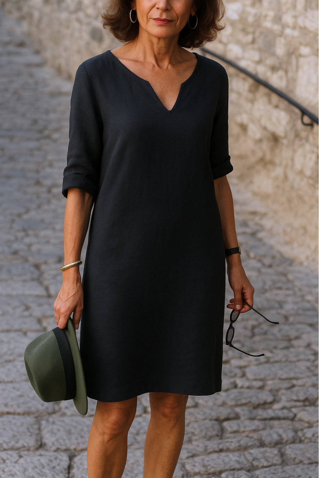Rita™ | Abito elegante con scollo a V.