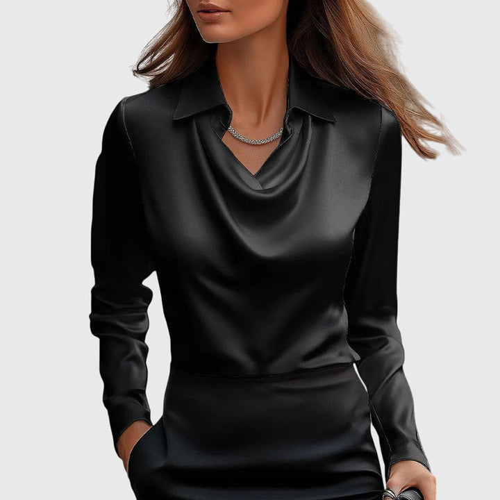 Brooklyn™ - Camicetta Elegante in Satin Lucido