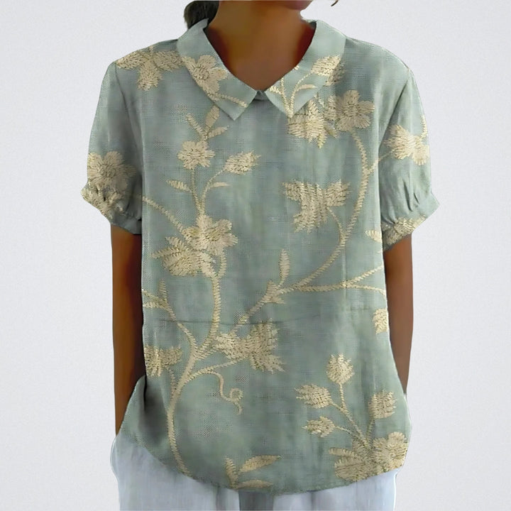 FABIANA™|BLUSA FLOREALE ELEGANTE
