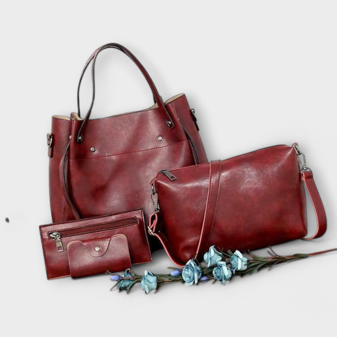 Cristina™ | Set di borse vintage in 4 pezzi