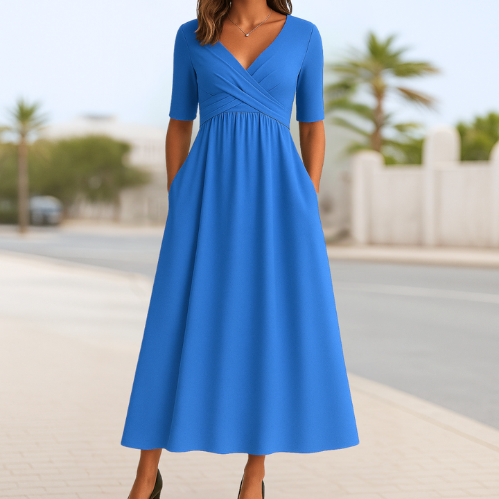 Veronica™ | Elegante abito midi dal fascino intramontabile