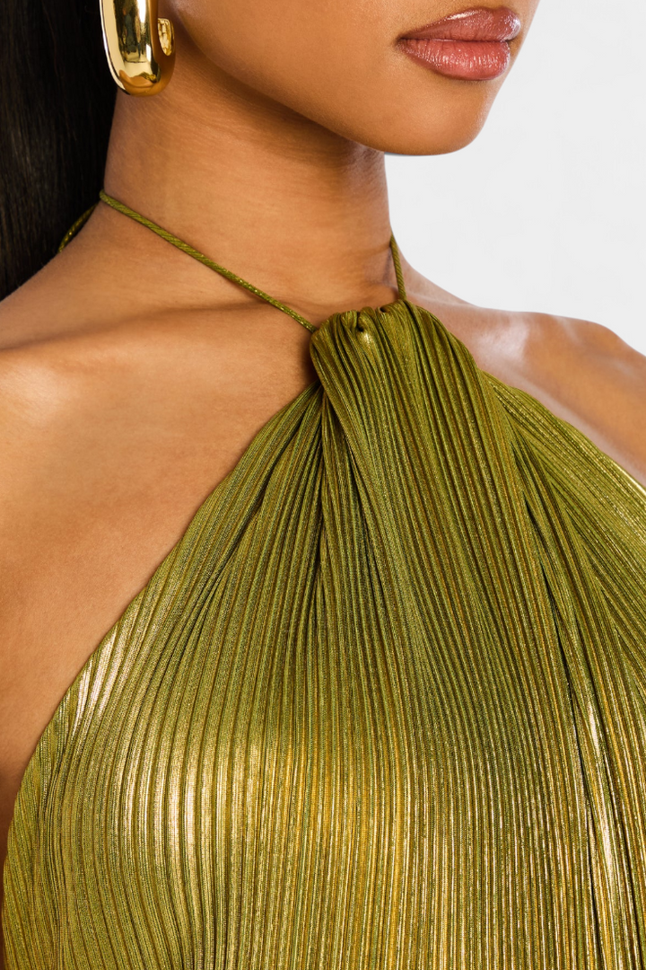 Martina™ | Abito da Sera Metallico Elegante