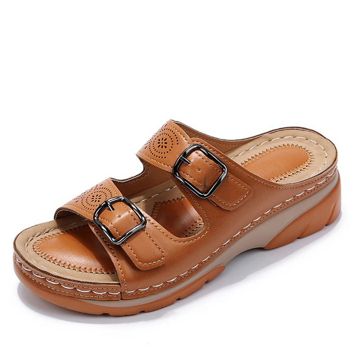 Alessia™ | Sandali Ortopedici in Pelle