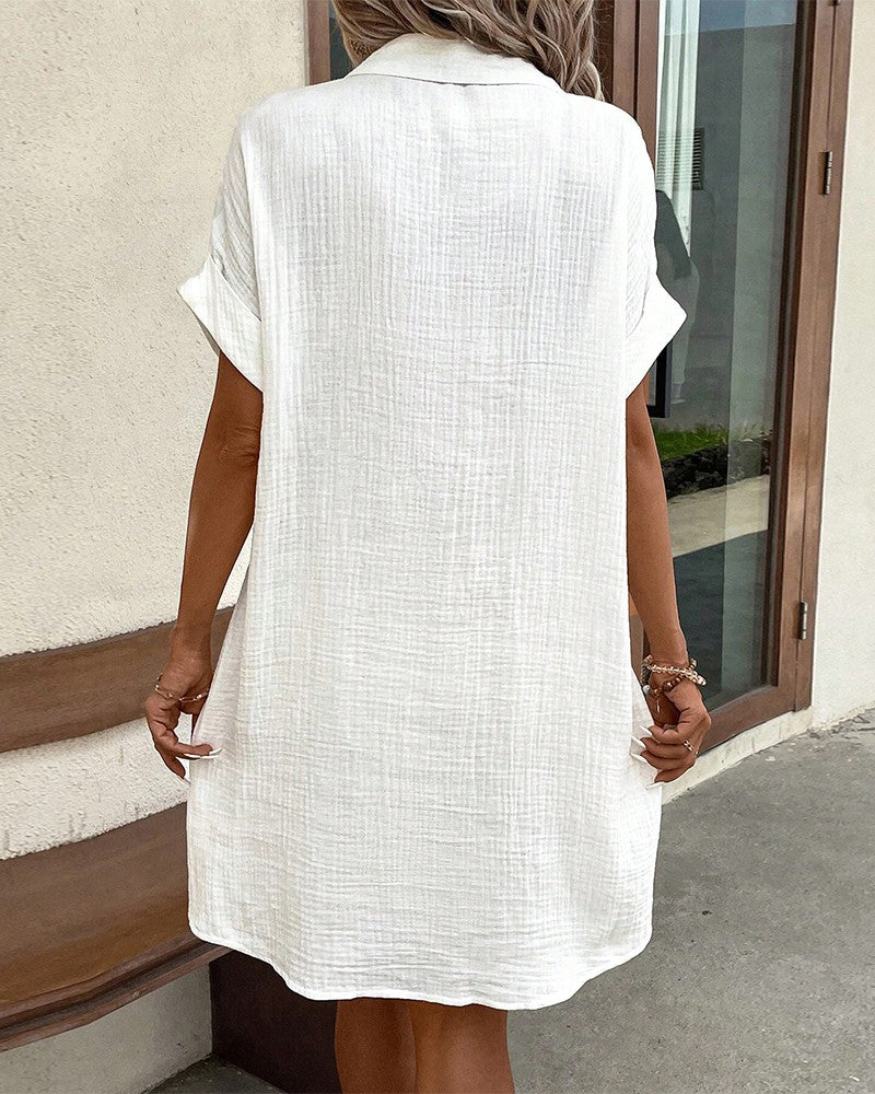 Marrit™ | Abito camicia leggero con bottoni