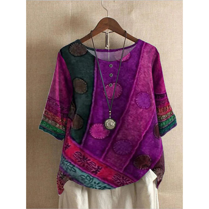 FLORIANA|TOP BOHO COLORATO