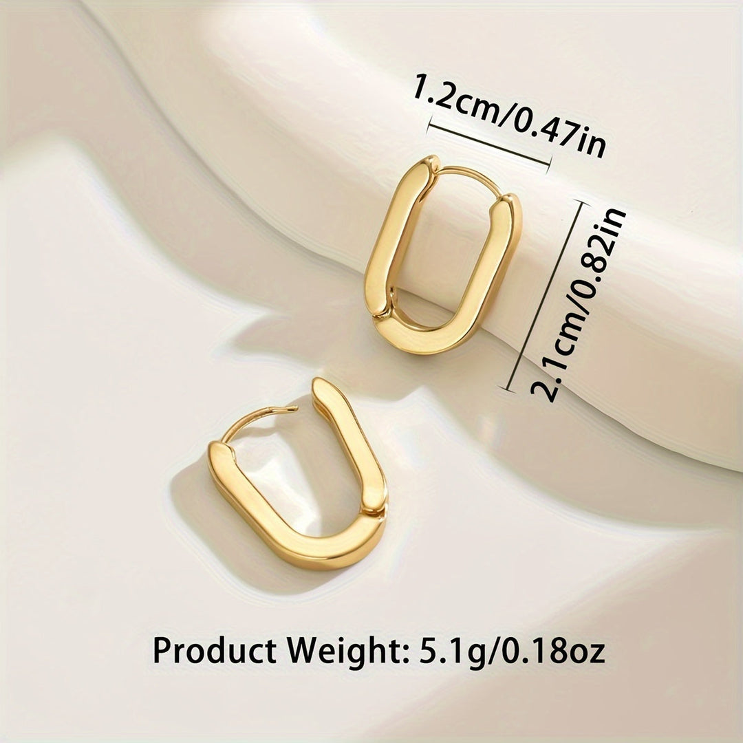 Elle™ | Orecchini Eleganti a Cerchio Geometrici