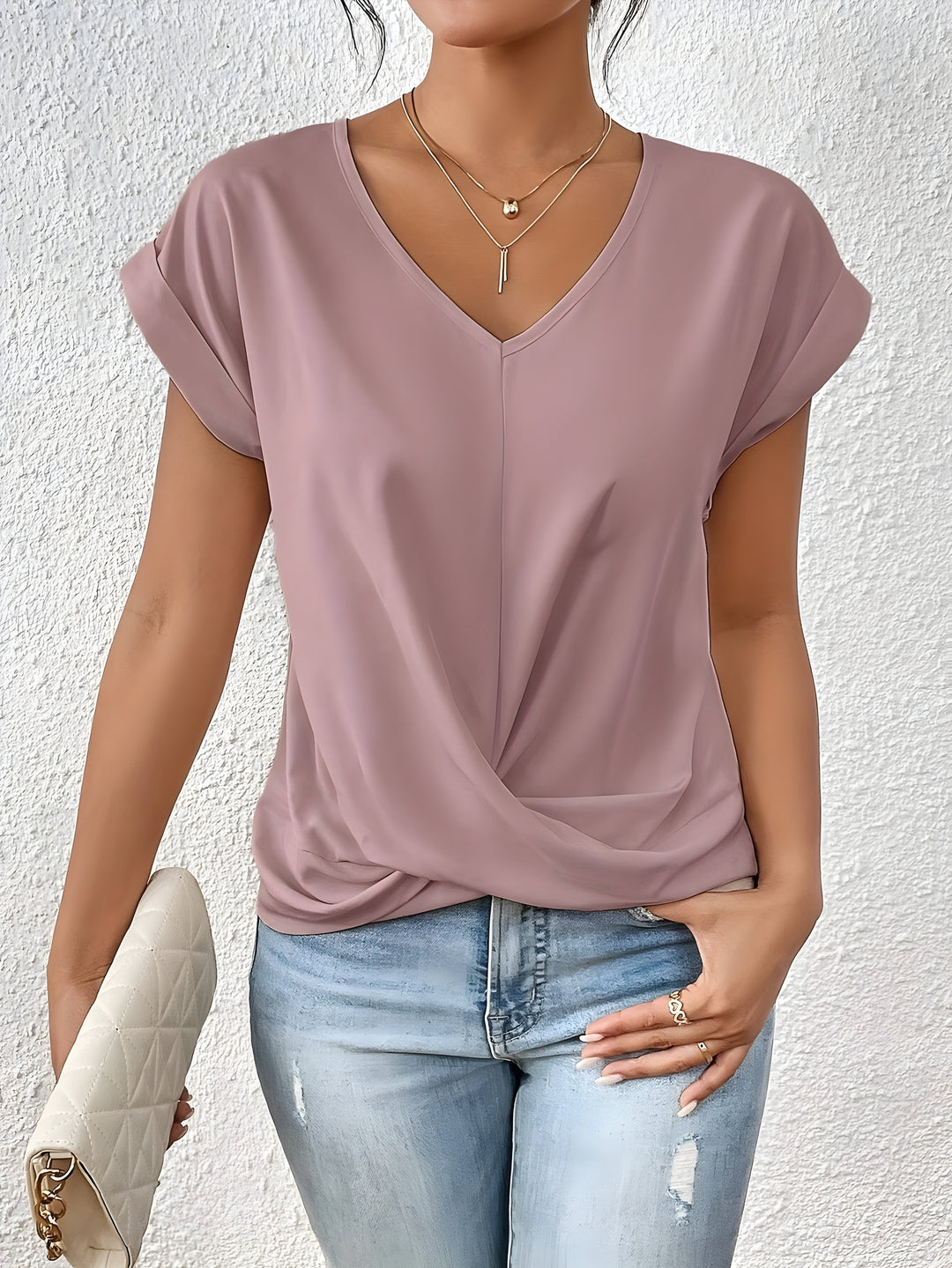 Ariana™ | Elegante Blusa con Nudo