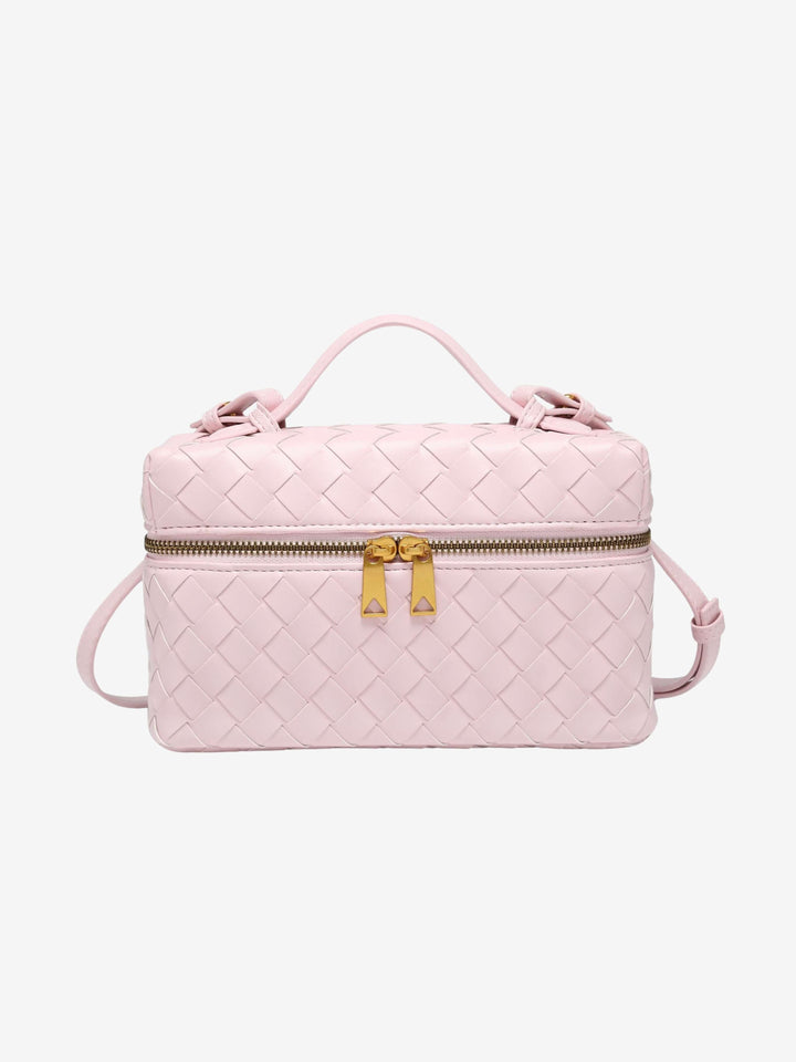 Alessandra™ | Borsa Woven Strutturata Lucida