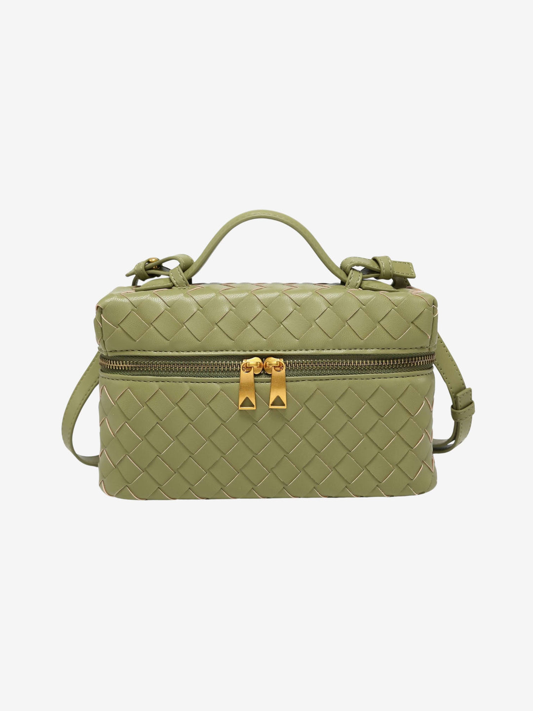 Alessandra™ | Borsa Woven Strutturata Lucida