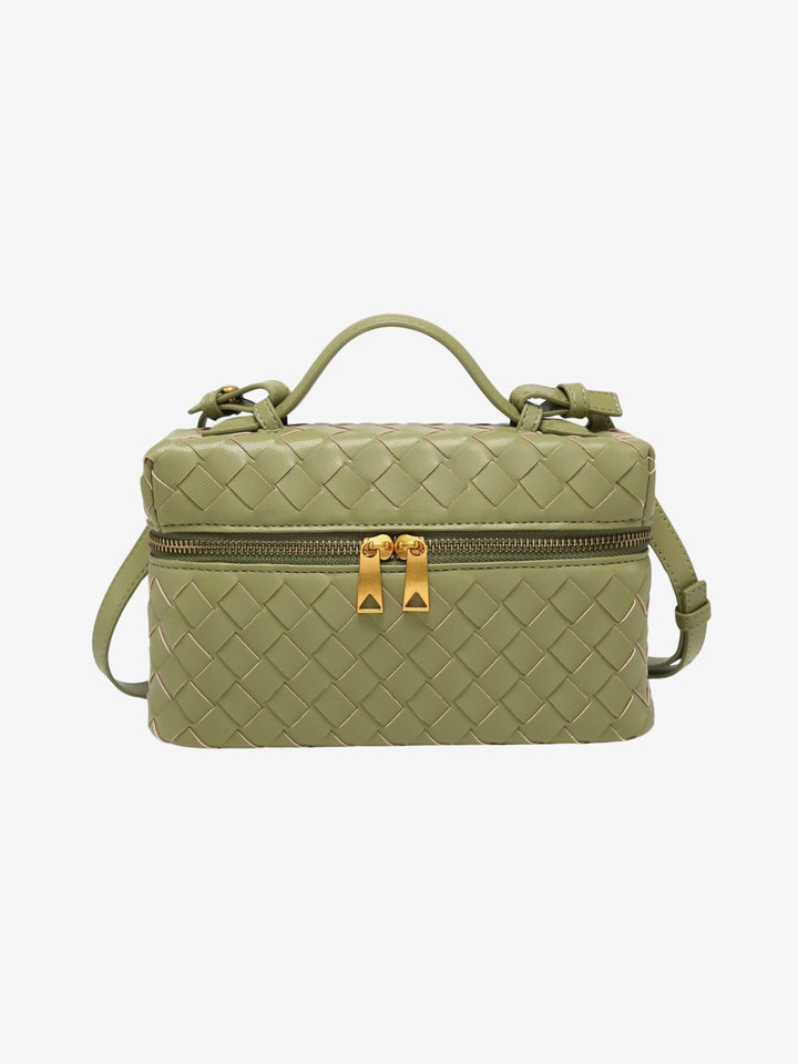 Alessandra™ | Borsa Woven Strutturata Lucida