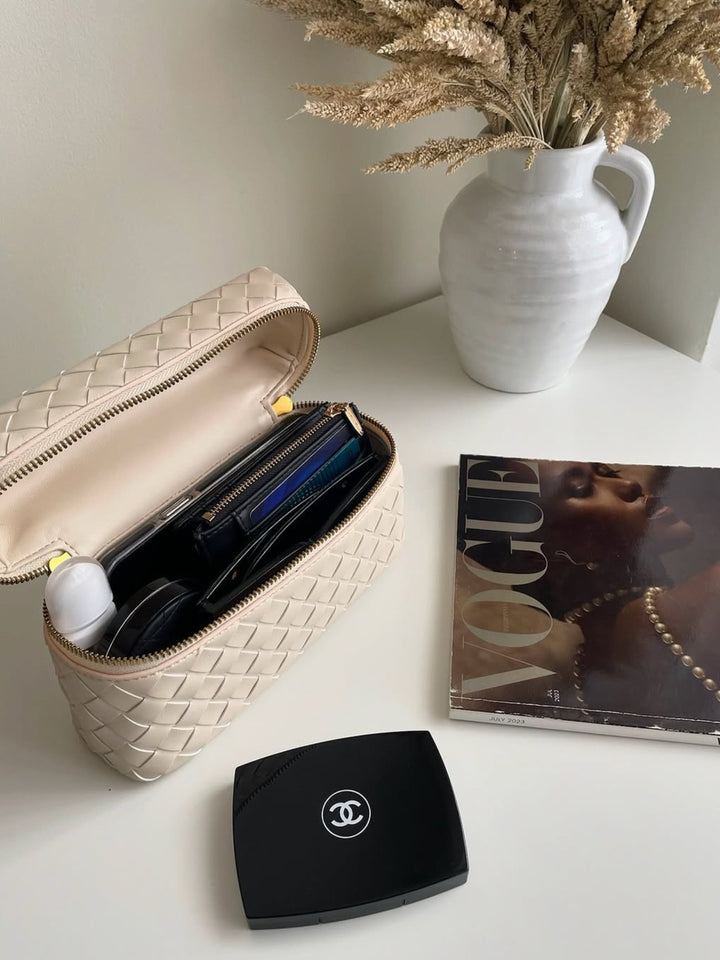 Alessandra™ | Borsa Woven Strutturata Lucida