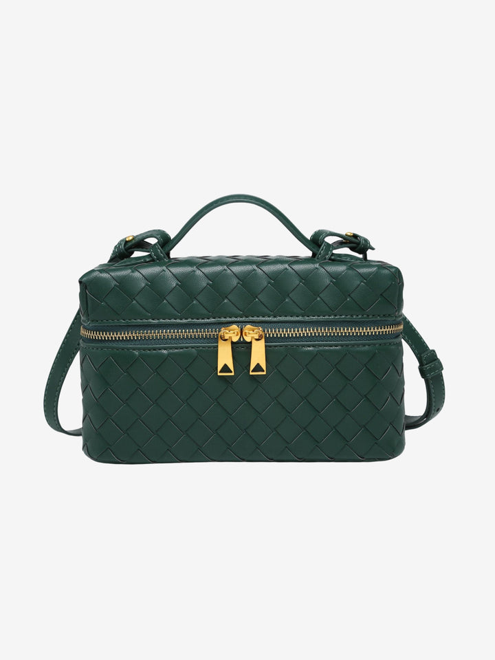 Alessandra™ | Borsa Woven Strutturata Lucida