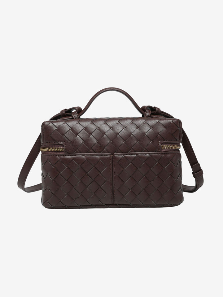Alessandra™ | Borsa Woven Strutturata Lucida