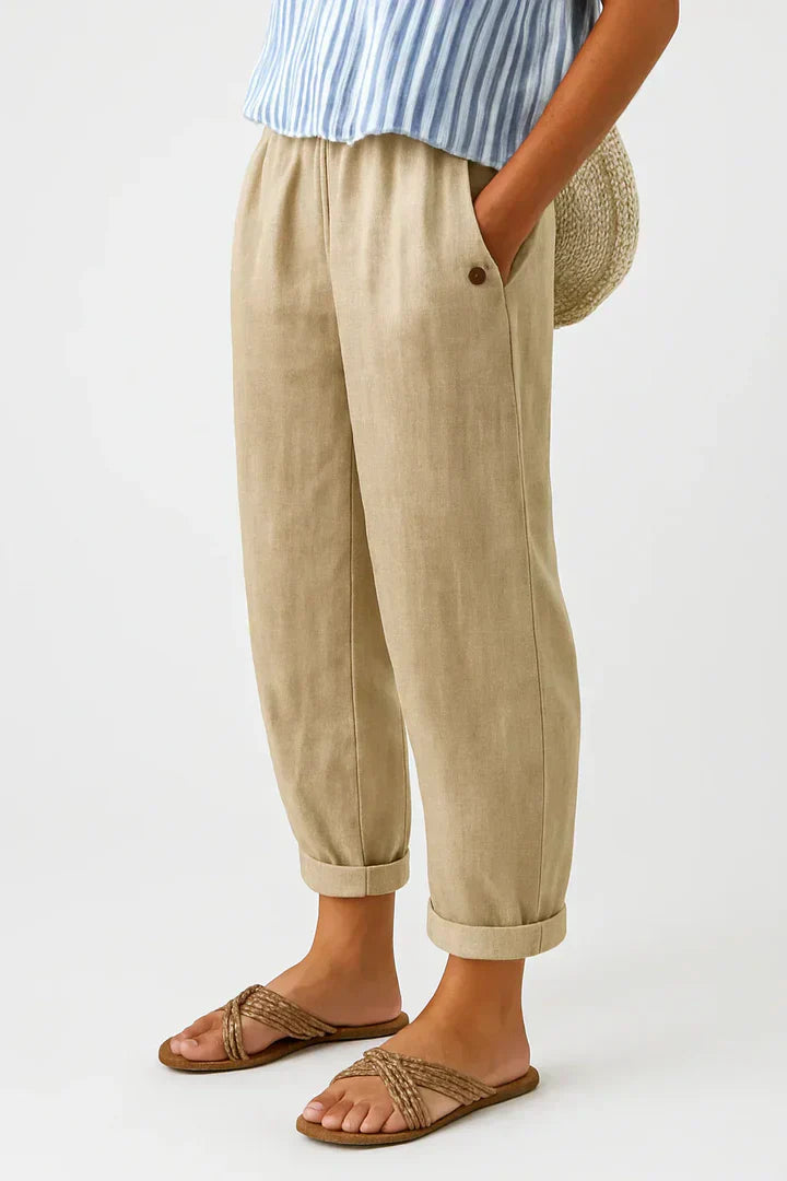 Pantaloni in Lino-Cotone Romina™ Senza Tempo