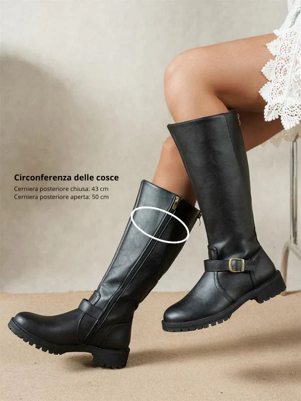 Rosalba™ | Stivali eleganti da donna con tacco basso