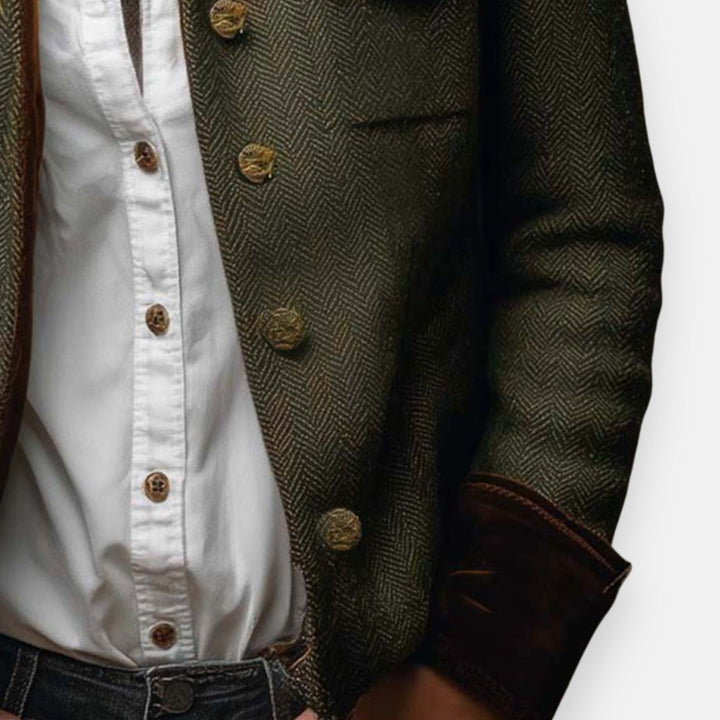 Caterina™ | Giacca elegante con dettagli in velluto