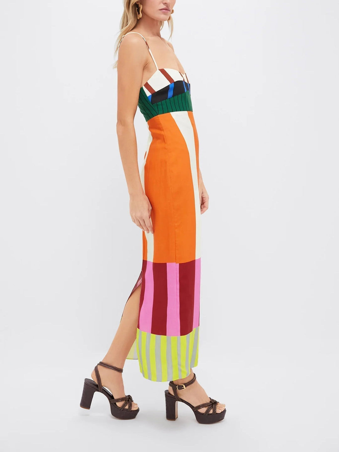 Pamela™ | Abito a righe colorate