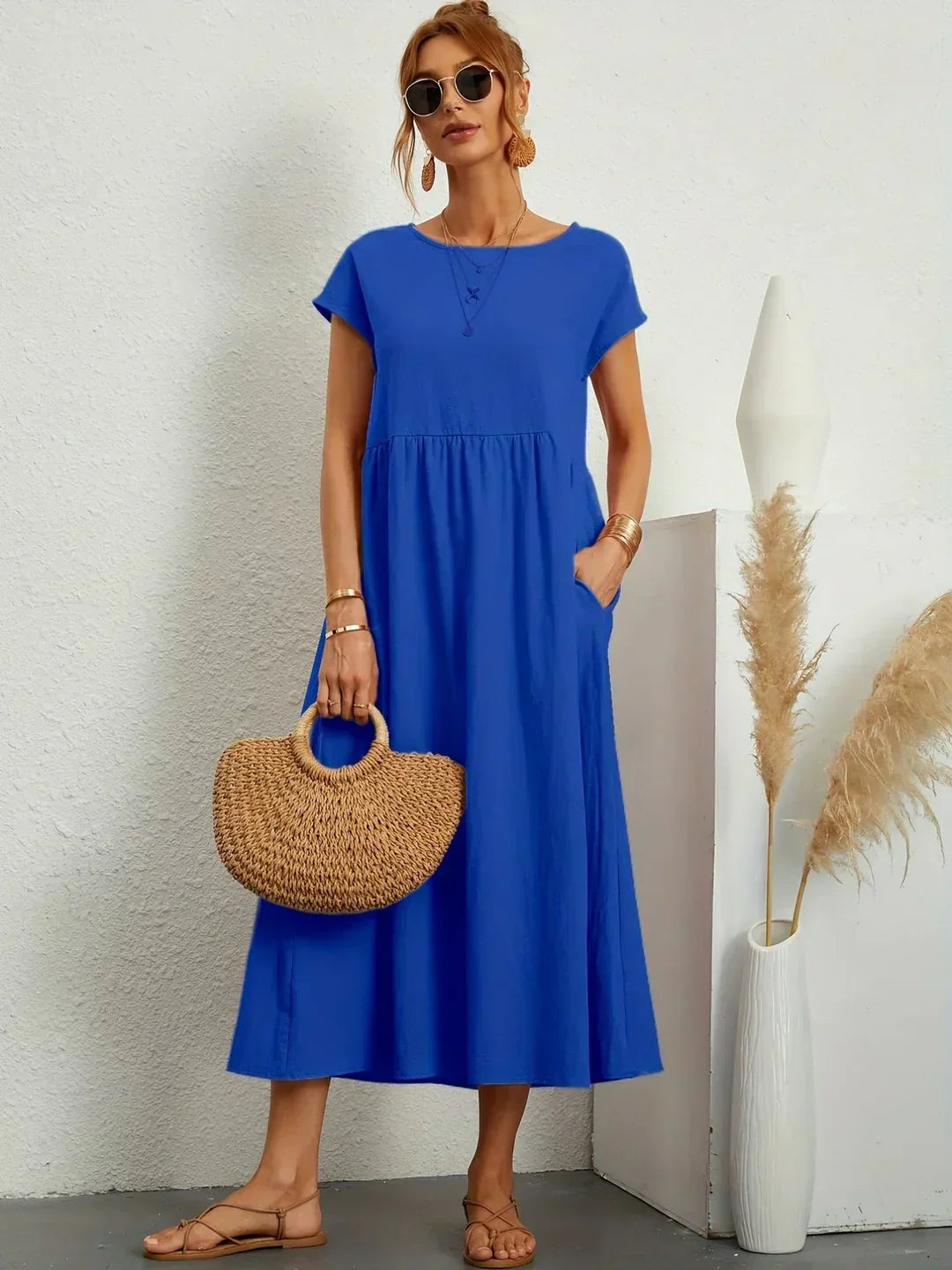 Gabrielle™ | Abito Midi Fluido Elegante