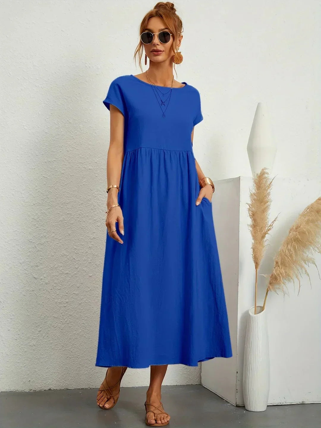 Gabrielle™ | Abito Midi Fluido Elegante