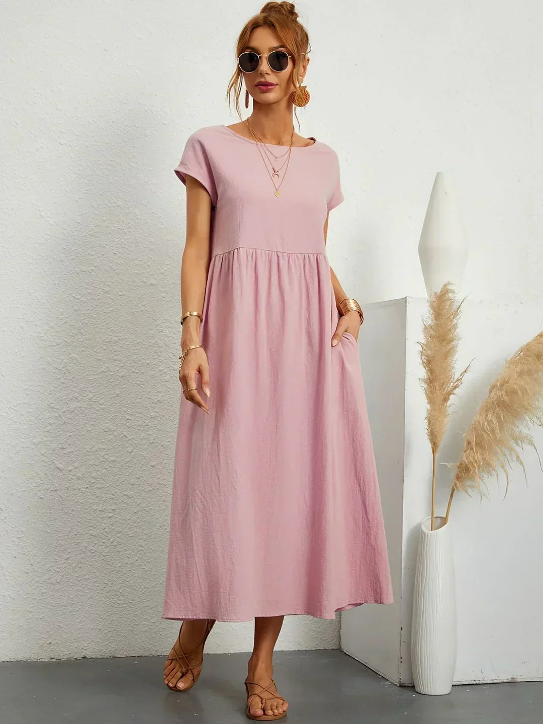 Gabrielle™ | Abito Midi Fluido Elegante