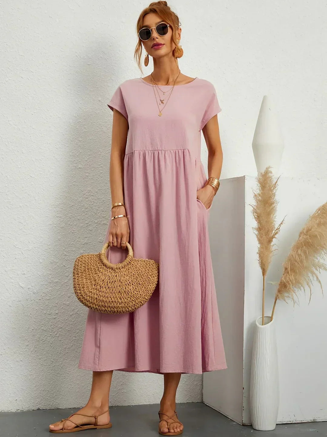 Gabrielle™ | Abito Midi Fluido Elegante