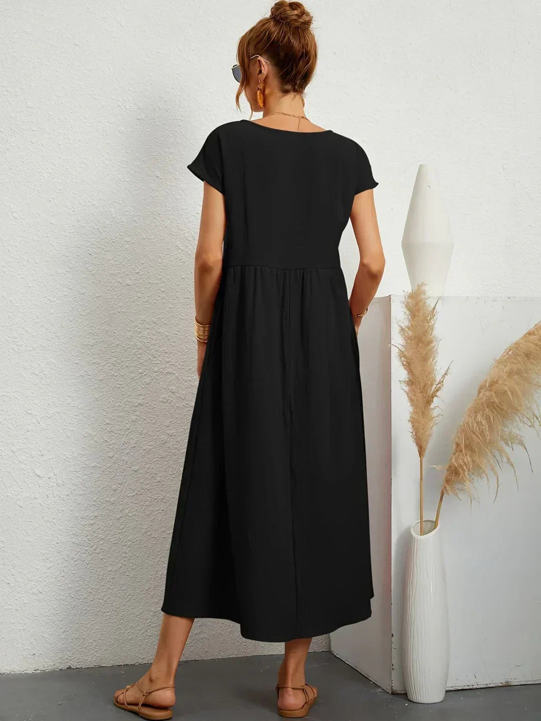 Gabrielle™ | Abito Midi Fluido Elegante