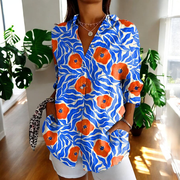 Carrol™ | Blusa Chic con Diseño Artístico