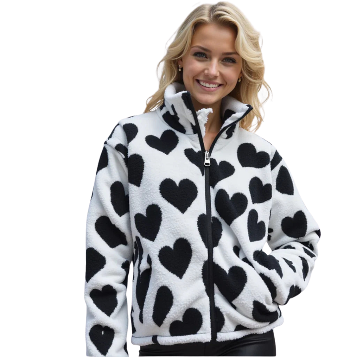 FIONA™|GIACCA REVERSIBILE CUORI