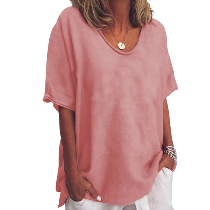 Annie™ | Comoda Blusa Estiva in Tessuto Morbido