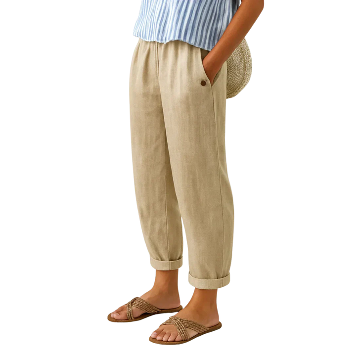 Pantaloni in Lino-Cotone Romina™ Senza Tempo