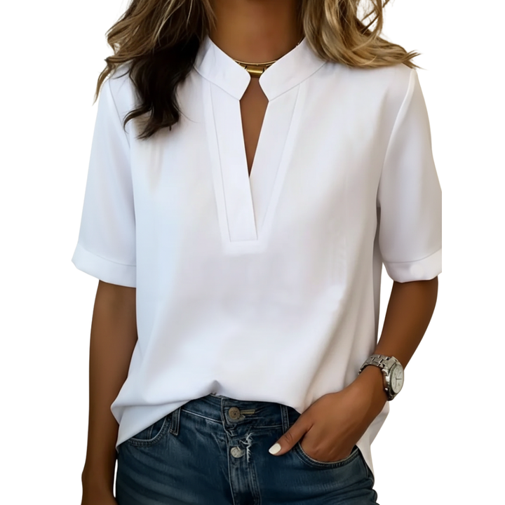 Élise™ | Blusa Elegante con Colletto