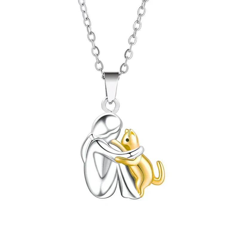 Anna™ | Collana Abbraccio con Gatto