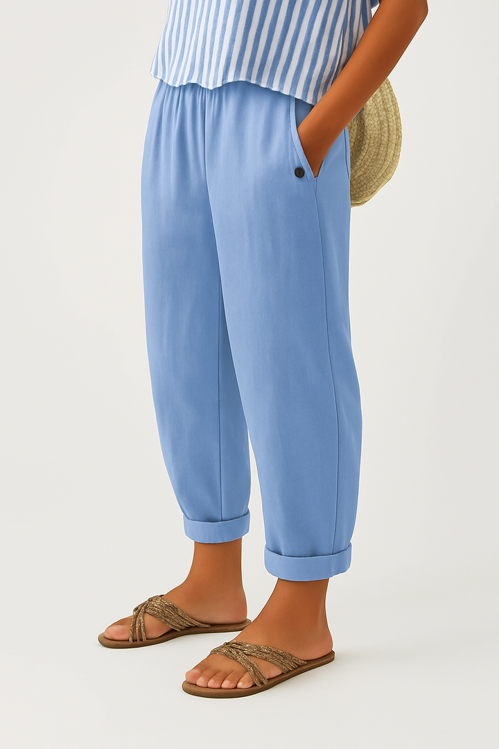Pantaloni in Lino-Cotone Romina™ Senza Tempo