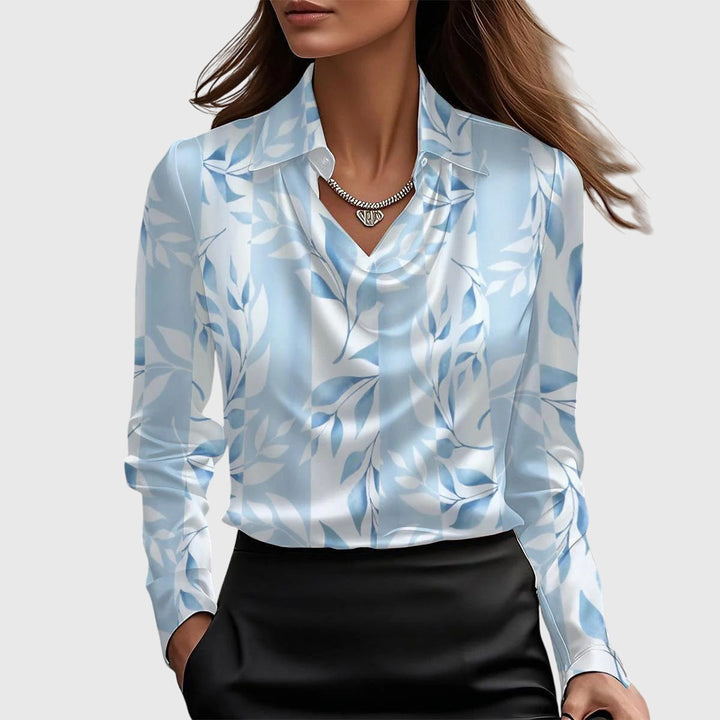 Brooklyn™ - Camicetta Elegante in Satin Lucido