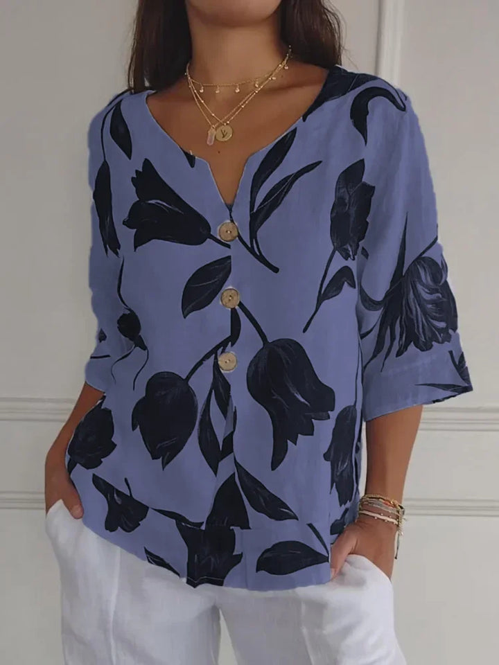 Fiorita™ | Blusa Floreale Elegante e Leggera