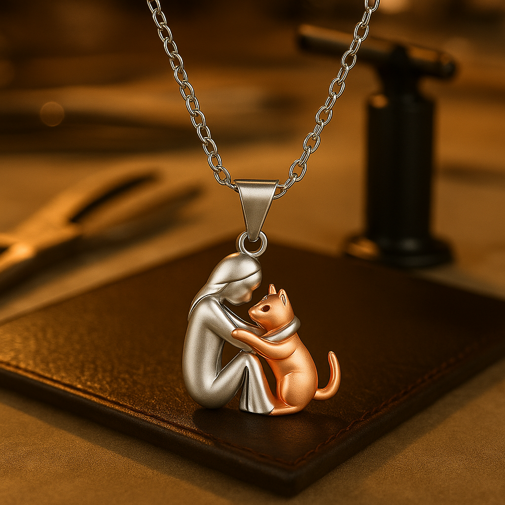 Anna™ | Collana Abbraccio con Gatto