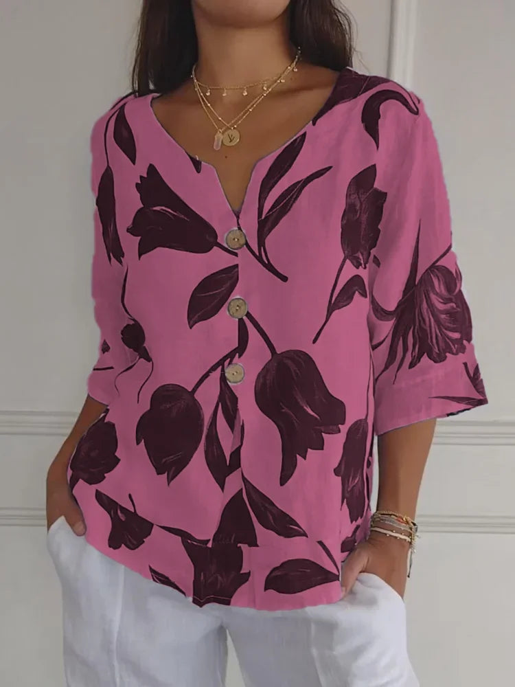 Fiorita™ | Blusa Floreale Elegante e Leggera