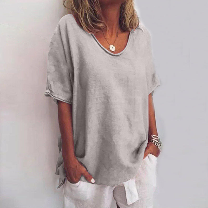 Annie™ | Comoda Blusa Estiva in Tessuto Morbido