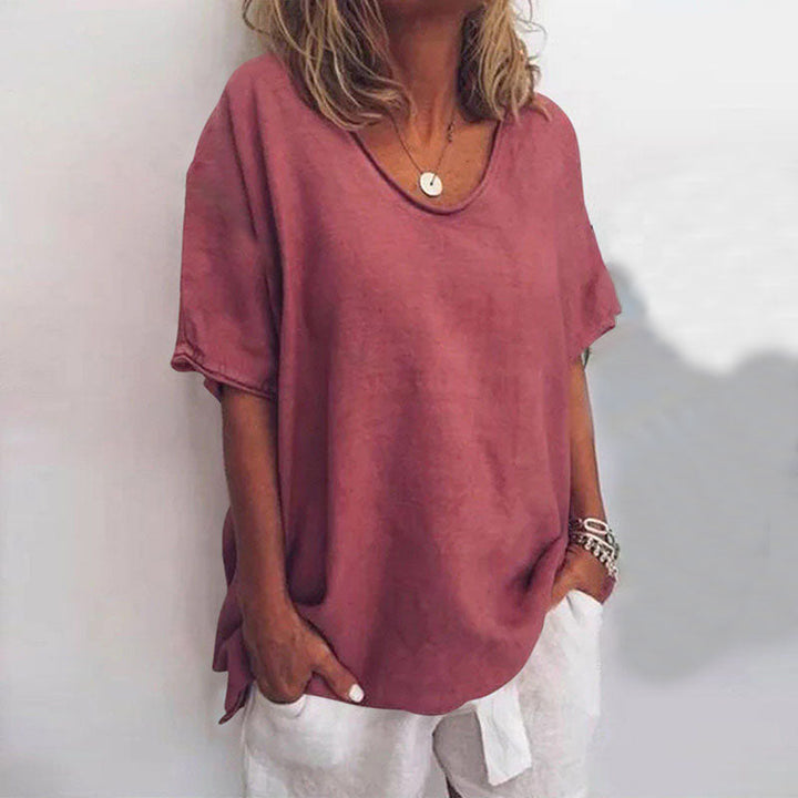 Annie™ | Comoda Blusa Estiva in Tessuto Morbido