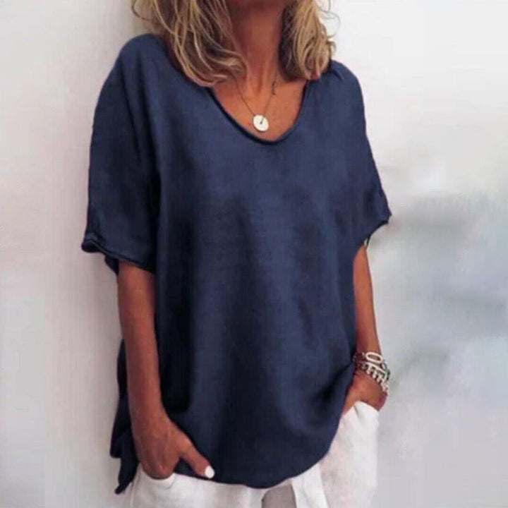 Annie™ | Comoda Blusa Estiva in Tessuto Morbido