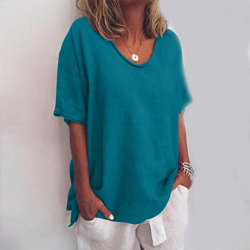 Annie™ | Comoda Blusa Estiva in Tessuto Morbido